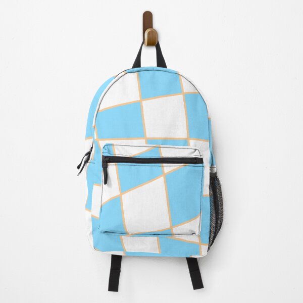 Item preview, Distorted Checkers: Blue and Orange designed and sold by A.X. Bates.