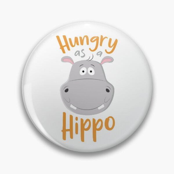 Item preview, Hungry as a Hippo Pattern designed and sold by Darshan Modi.