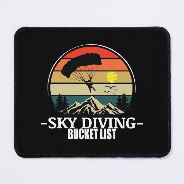 Item preview, Sky diving bucket list vintage designed and sold by HStudioPrints.