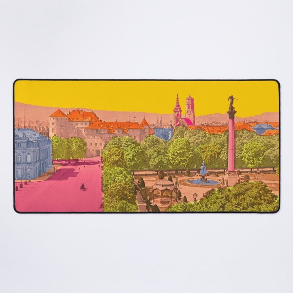 Stuttgart Schlossplatz Mauspad XXL