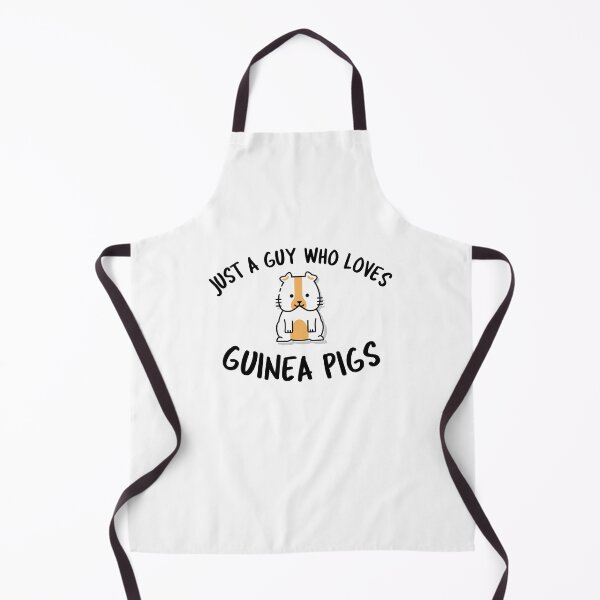 Item preview, Just A Guy Who Loves Guinea Pigs -funny cavy design in black text designed and sold by katiekendall.