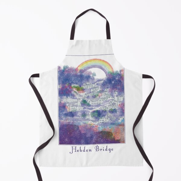 Item preview, Hebden Bridge Poster - multicoloured designed and sold by Sarah-Wilde.