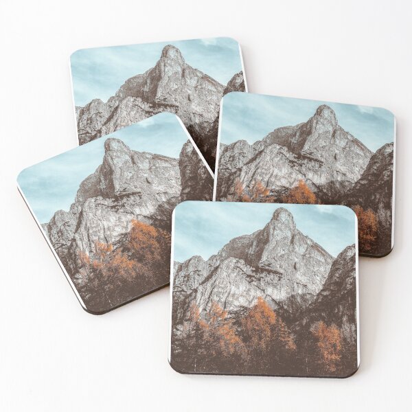 Item preview, Gray Mountain with Brown Autumn Trees designed and sold by Hassan  Adnan.