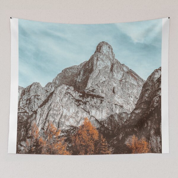 Item preview, Gray Mountain with Brown Autumn Trees designed and sold by Hassan  Adnan.