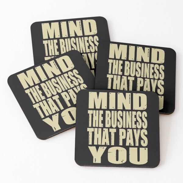 Item preview, Mind the business that pays you retro  designed and sold by HStudioPrints.