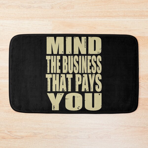 Item preview, Mind the business that pays you retro  designed and sold by HStudioPrints.
