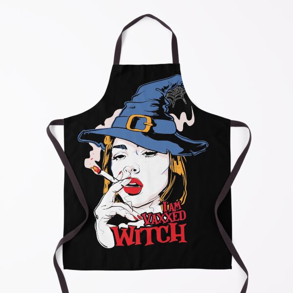 Item preview, I am Vaccinated Witches ( Vaxxed Witch Smoking Pop Arts Vibes ) designed and sold by WULFLAND ARTS.