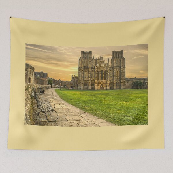 Item preview, Wells Cathedral at Sundown  designed and sold by Alisonchambers2.