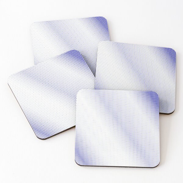 Item preview, One color square mesh pattern in blue designed and sold by Celey-shop.