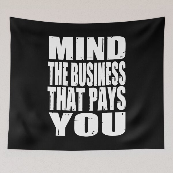 Item preview, Mind the business that pays you retro  designed and sold by HStudioPrints.