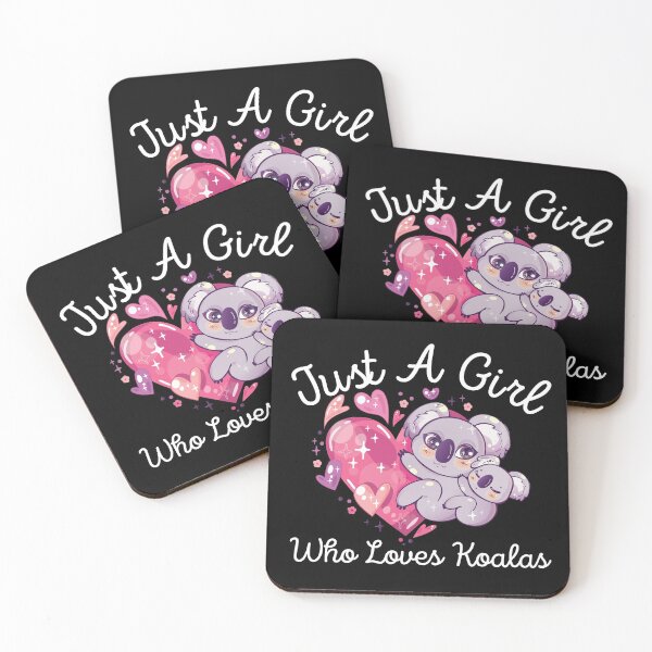 Item preview, Just A Girl Who Loves Koalas || Cute Koala designed and sold by teez4dayz.