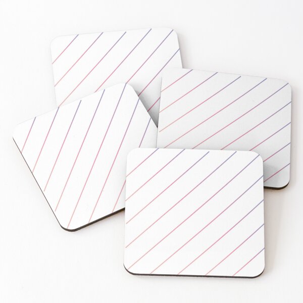 Item preview, Tri-color diagonal lines pattern in pastels designed and sold by Celey-shop.