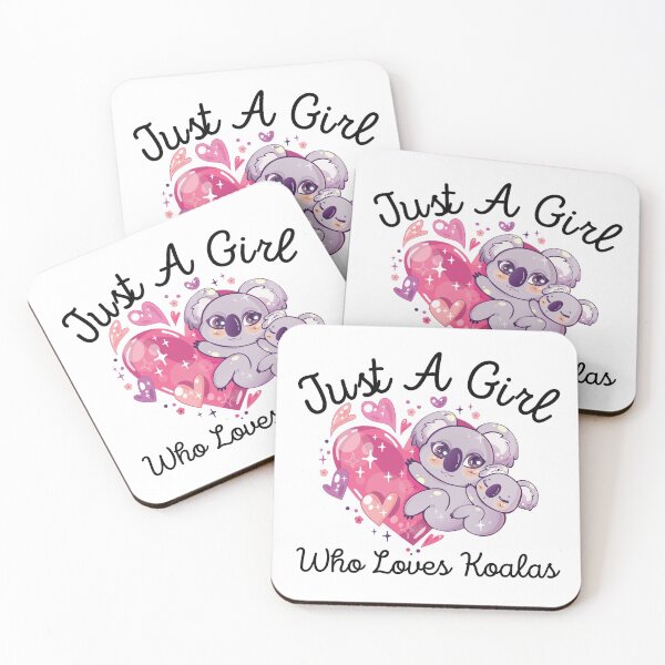 Item preview, Just A Girl Who Loves Koalas || Cute Koala designed and sold by teez4dayz.