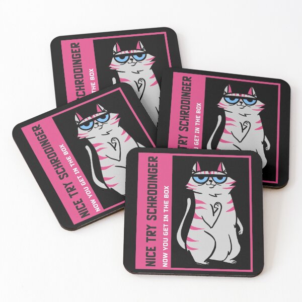 Aperçu de l'œuvre Nice Try Schrodinger Now you get in the box - Schrodingers Cat - Anime - Kawaii créée et vendue par hasbeenz.
