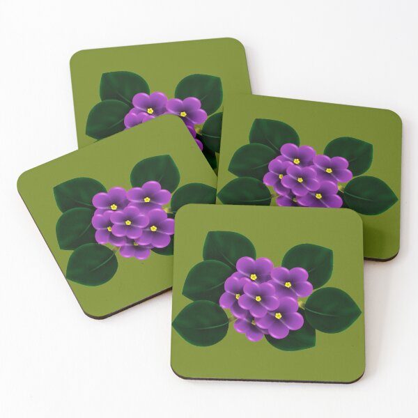 Item preview, Bouquet of African Violets with their Deep Green Foliage designed and sold by Sheila Pressley.