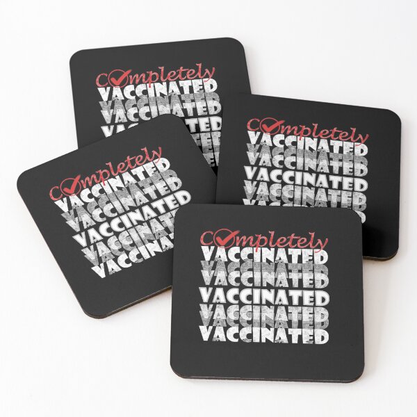 Item preview, Completely Vaccinated Text in Layers - Plus A Big Fat RED TICK - For Fully Vaccinated People - COVID-19 Vaccines (English) designed and sold by sthNnth.