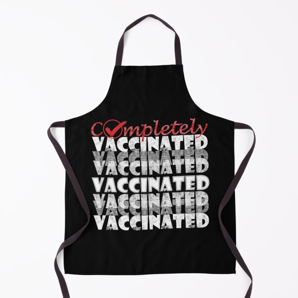 Item preview, Completely Vaccinated Text in Layers - Plus A Big Fat RED TICK - For Fully Vaccinated People - COVID-19 Vaccines (English) designed and sold by sthNnth.