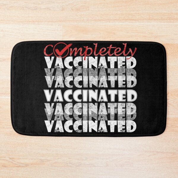 Item preview, Completely Vaccinated Text in Layers - Plus A Big Fat RED TICK - For Fully Vaccinated People - COVID-19 Vaccines (English) designed and sold by sthNnth.