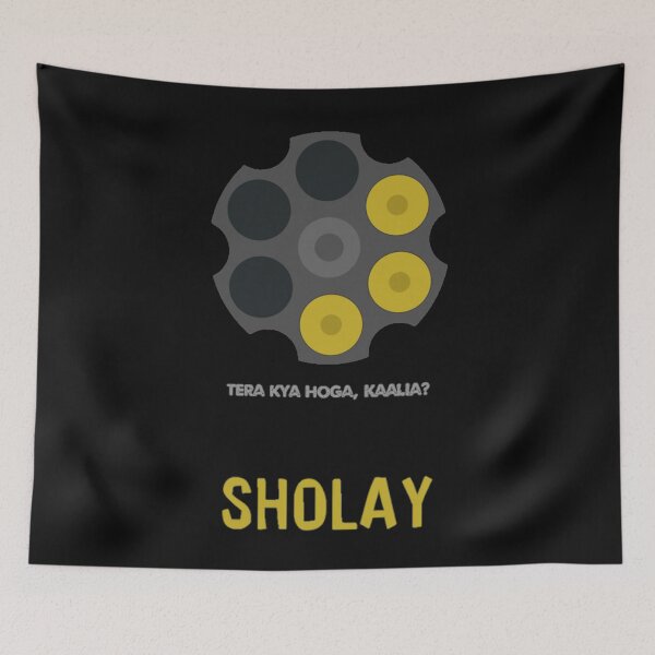 Item preview, Sholay bollywood movie dialogue designed and sold by Sovik Goswami.