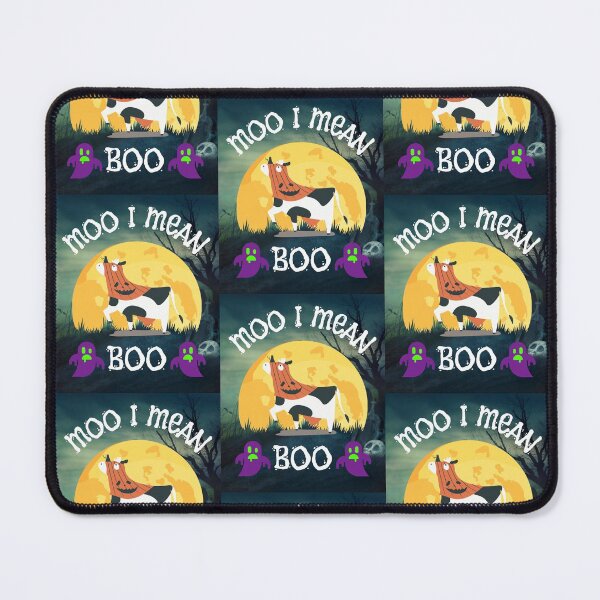 Item preview, Ghost Cow Moo I Mean Boo Pumpkin Moon Halloween designed and sold by WoodburyLake.