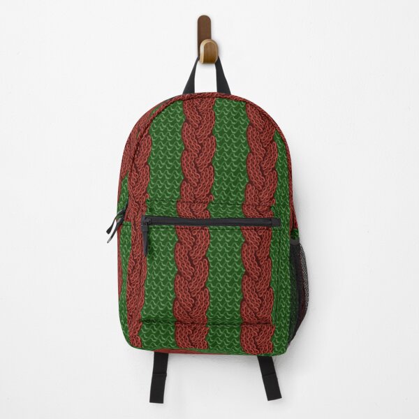 Item preview, Knitted Christmas jacket is green with red. designed and sold by Mankaanna.