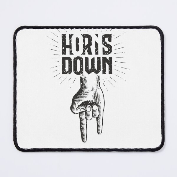 Item preview, Horns down football texas bull rocker symbol american football west virginia designed and sold by Scribble-Design.