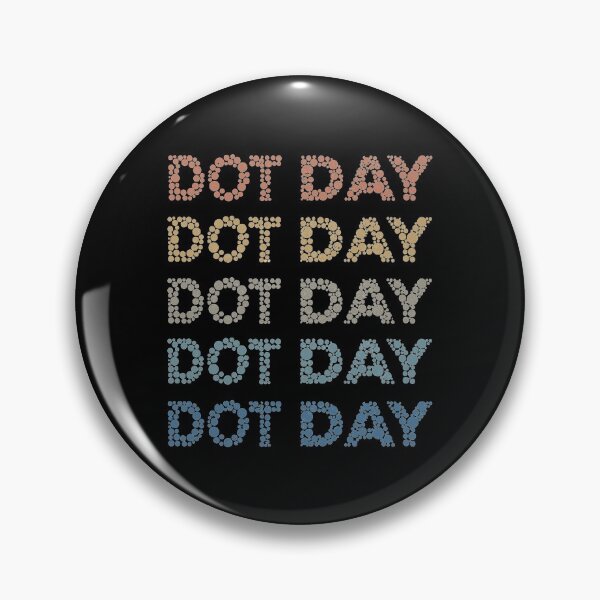 Item preview, Dot Day - Vintage Retro Dot Mosaic and Repeated Text Style designed and sold by Lilli Lutz.