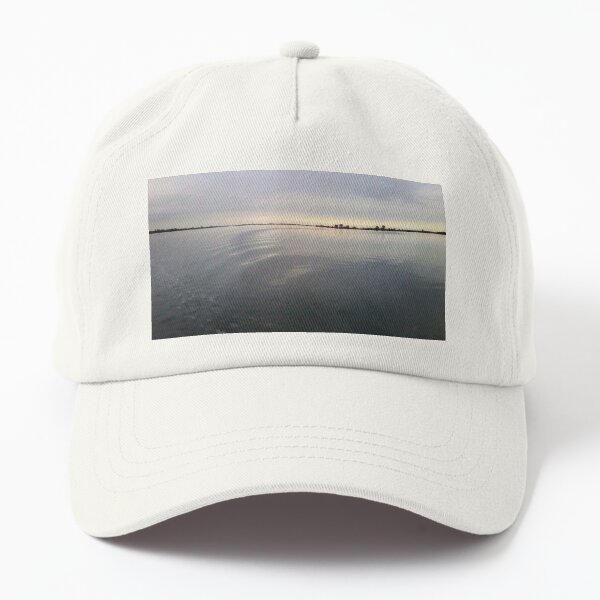 Motionless Water After Sunset Dad Hat
