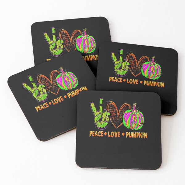 Item preview, Peace Love Pumpkin For Halloween Day Of October-very_compressed-width-4500px designed and sold by BegayStore.