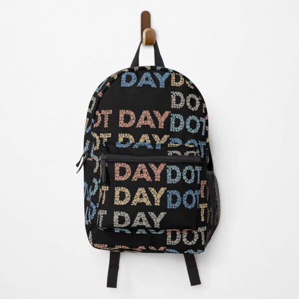 Item preview, Dot Day - Vintage Retro Dot Mosaic and Repeated Text Style designed and sold by Lilli Lutz.