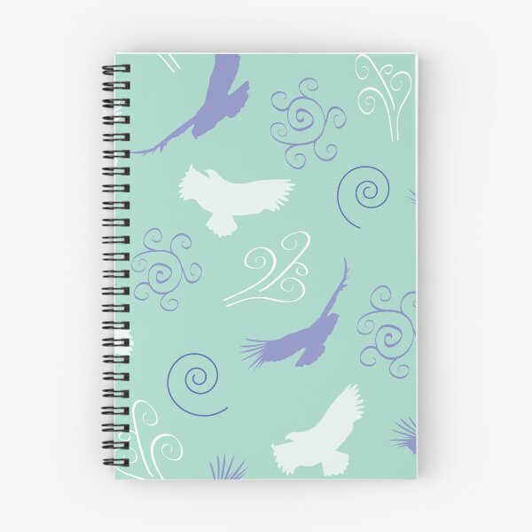 Item preview, Green Pattern with Flying Silhouette Eagles designed and sold by CJAura by Claire Jane Johnson.