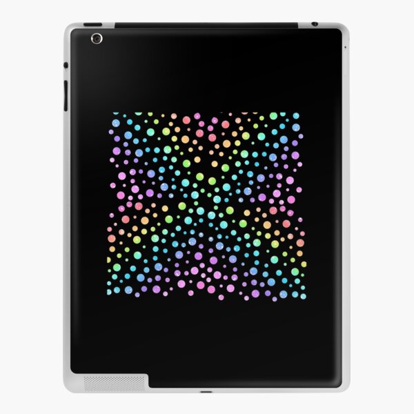 dot day, happy dot day, glitter dot, funny dot, dot colors, multicolor dot iPad Skin