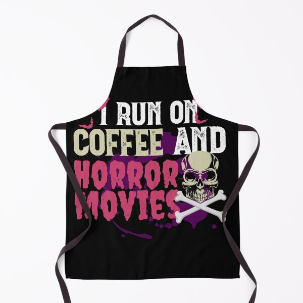 Item preview, Funny halloween I run on coffee and horror movies designed and sold by fatshirt.