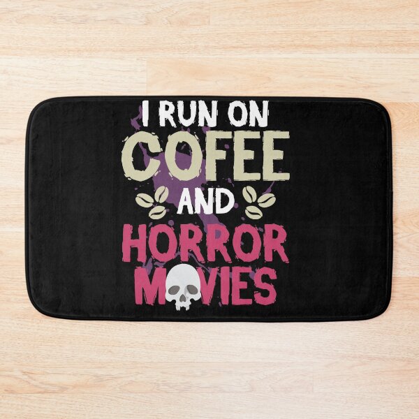 Item preview, Funny halloween I run on coffee and horror movies  designed and sold by fatshirt.