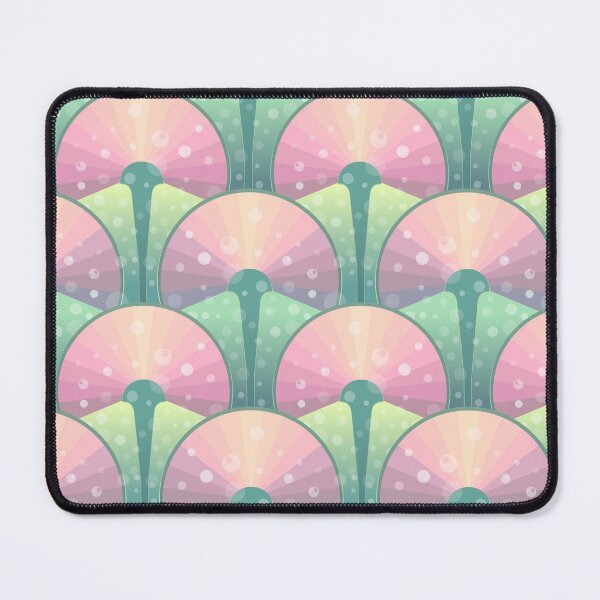Item preview, Abstract Patterns On Ceramic Tile | Green/Pink designed and sold by TarunPrints.