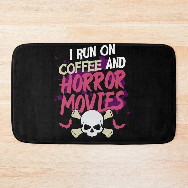 Item preview, Funny halloween I run on coffee and horror movies  designed and sold by fatshirt.