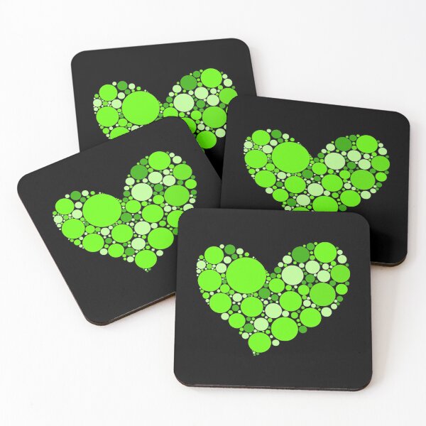 Item preview, Green Polka Dot Heart - The International Dot Day - Big Green Polka Dot Heart designed and sold by Lilli Lutz.