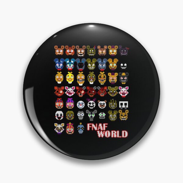 Item preview, FNAF World designed and sold by Lilli Lutz.