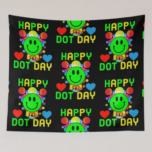 Artikelvorschau, Happy Dot Day 15. September Dot Day Multicolor Rainbow Polka Dot entworfen und verkauft von Lilli Lutz.