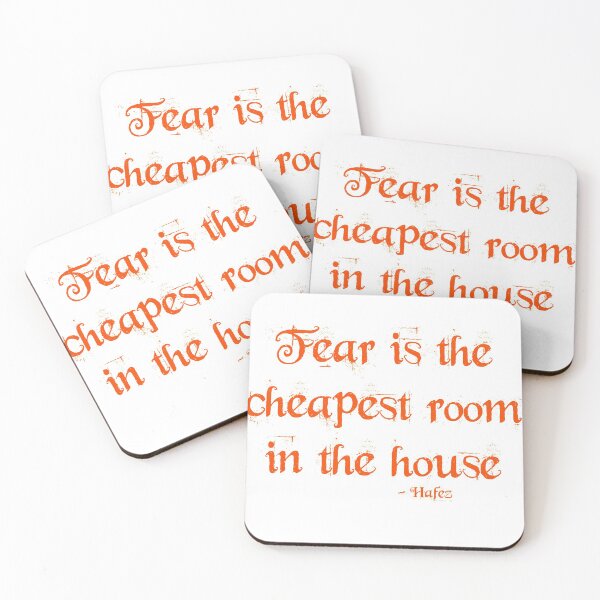 Item preview, Fear is the cheapest room in the house - Hafez Shirazi designed and sold by you baba.
