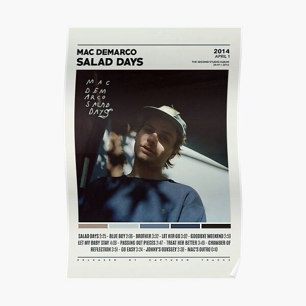 Mac Salad Days Poster Poster