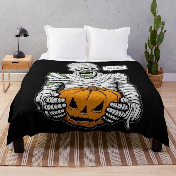 Item preview, Halloween Mummy Pumpkin Scary Friend Let's Get Spooky designed and sold by GrandeDuc.
