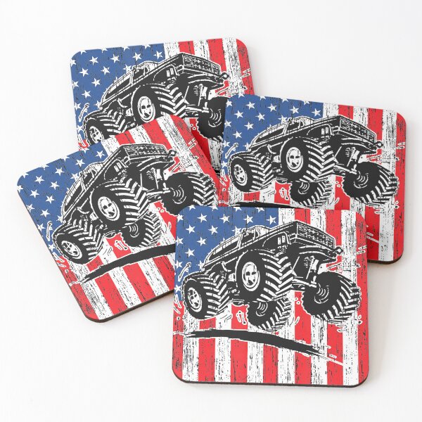 Item preview, American Flag USA Monster Truck Lover designed and sold by Usatazon on.