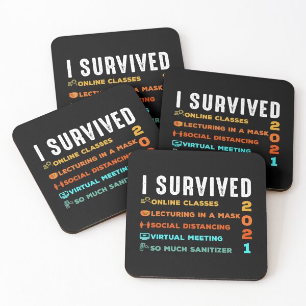 Item preview, I Survived Pandemic Teaching 2020 2021 Teacher School - Funny I Survived Online Teaching designed and sold by Lilli Lutz.