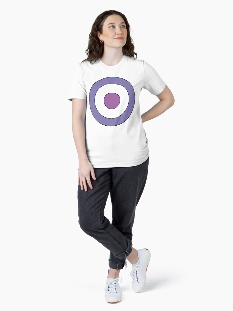Mens Womens White Hawkeye Target Tshirt Design