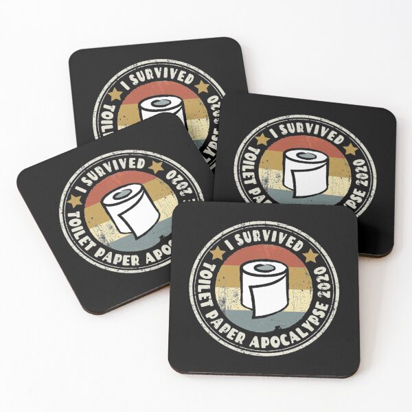 Item preview, I Survived Toilet Paper Roll Apocalypse 2020  Funny TP Shortage designed and sold by Lilli Lutz.