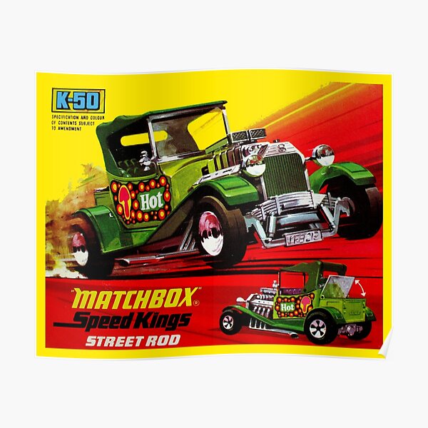 TOY CAR - HOT ROD - ADVERT Poster