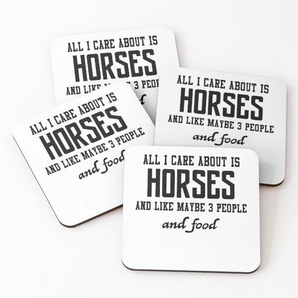 Item preview, All I care about is Horses and like maybe 3 people and food designed and sold by loveislovestore.