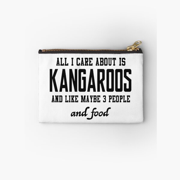 Item preview, All I care about is Kangaroos and like maybe 3 people and food designed and sold by loveislovestore.