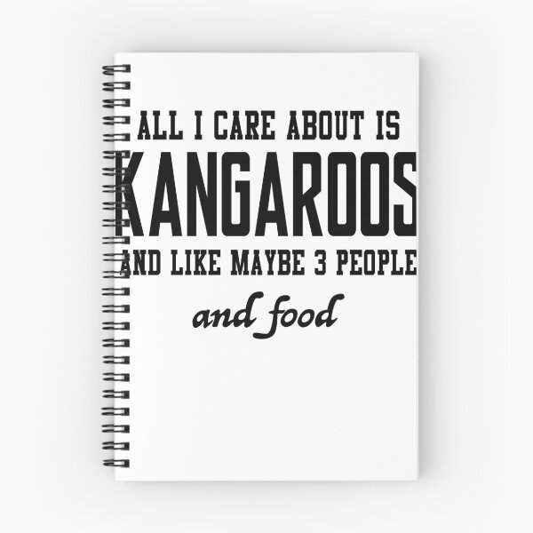 Item preview, All I care about is Kangaroos and like maybe 3 people and food designed and sold by loveislovestore.